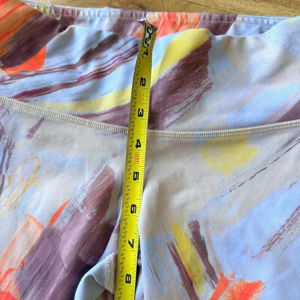 ALO Yoga‎ Modernist Multi Airbrushed Leggings Size XS Orange Purple Women's